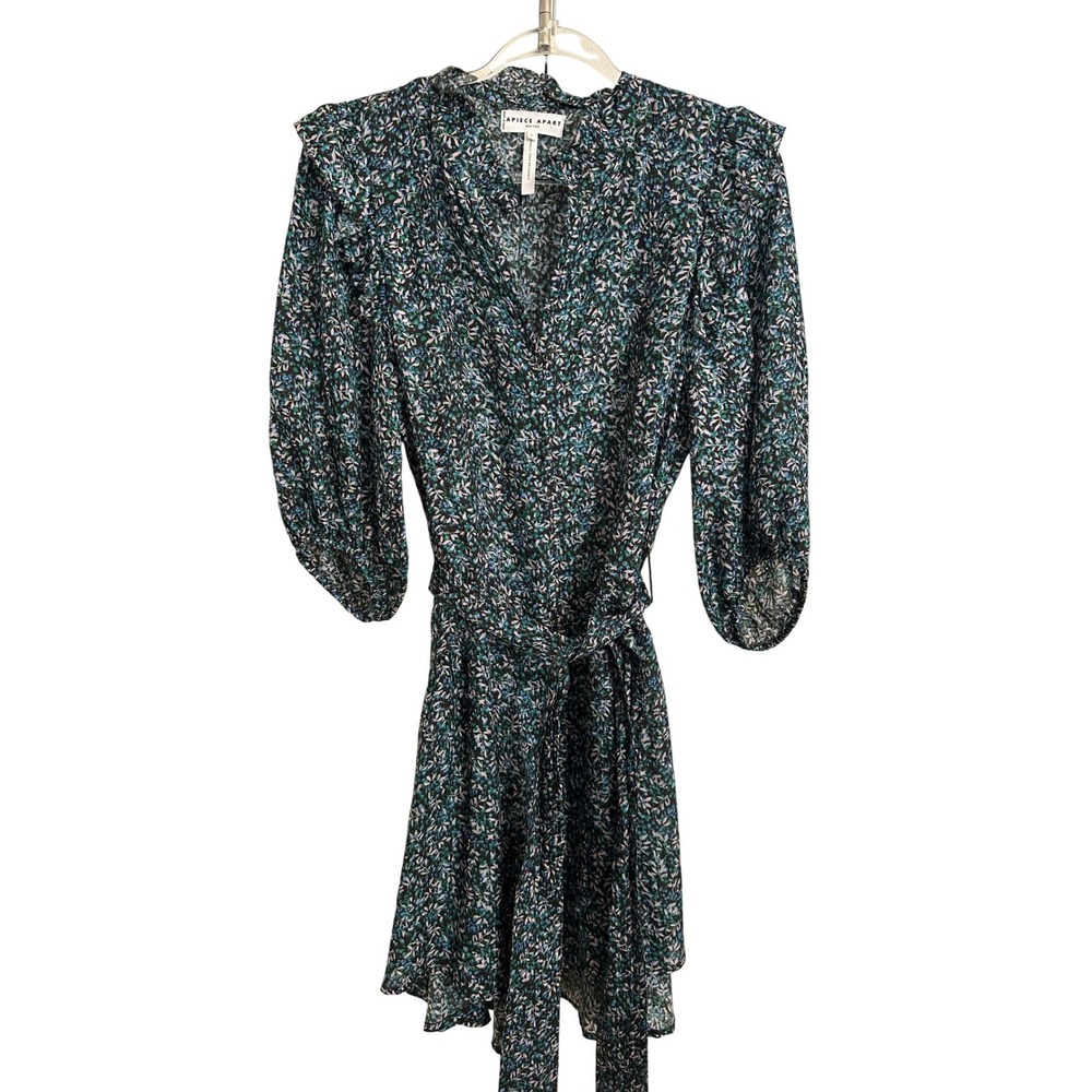 APIECE APART Floral Chiffon Long Sleeve Maxi Dress 6